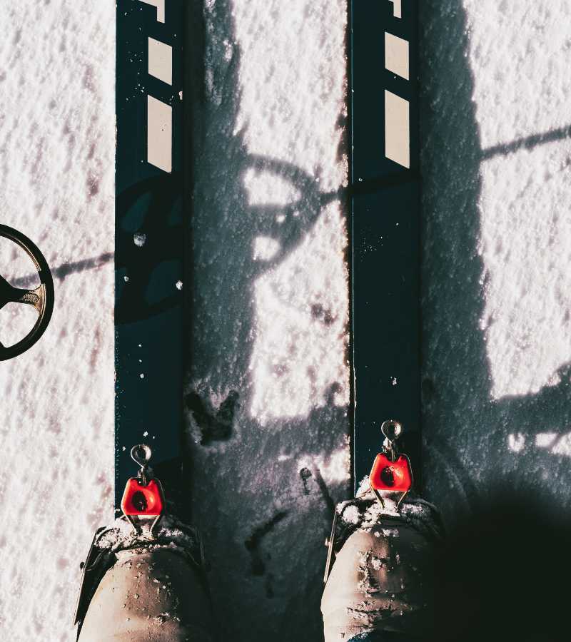 Cross Country Skis and pole | by Marek Piwnicki on Unsplash